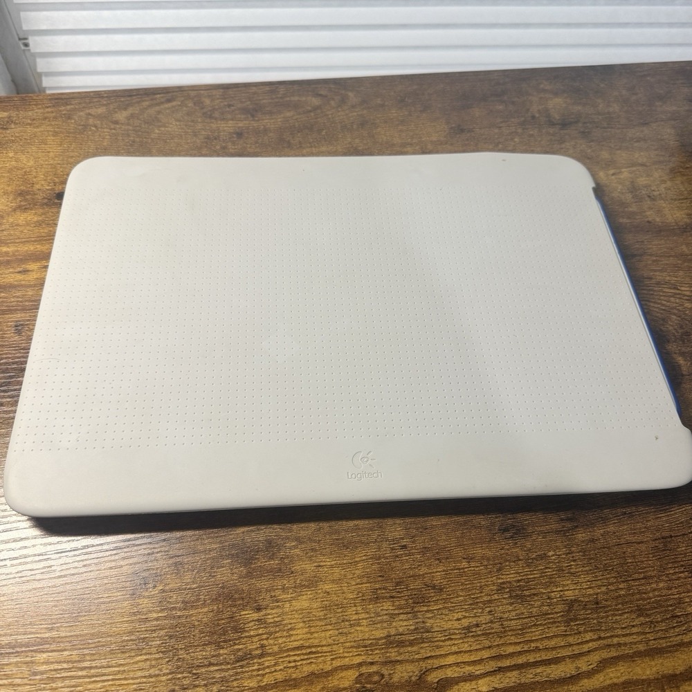 Logitech N315 Portable LapDesk Travel Stand w/ Blue Retractable Mouse Pad Tray